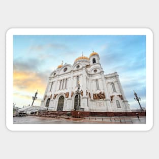 The Cathedral of Christ the Savior in Moscow, Russia Sticker